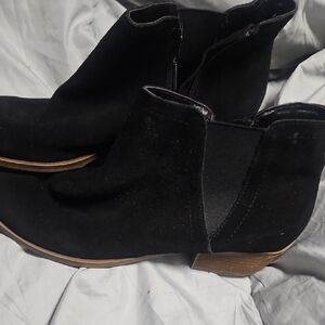 Black Suede Ankle Boots